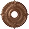 Ekena Millwork Attica Ceiling Medallion (Fits Canopies up to 5"), Hnd-Painted Polished Copper, 18"OD x 4"ID x 5/8"P CM18ATPOS - alternate 1